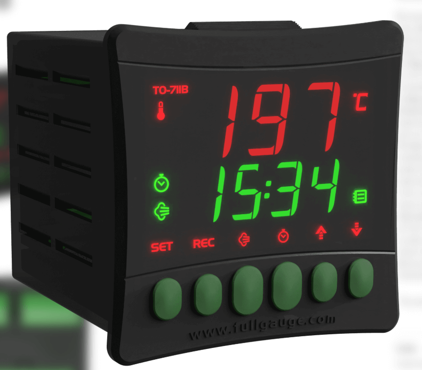 Controlador de temperatura y humedad TO-751B Full Gauge