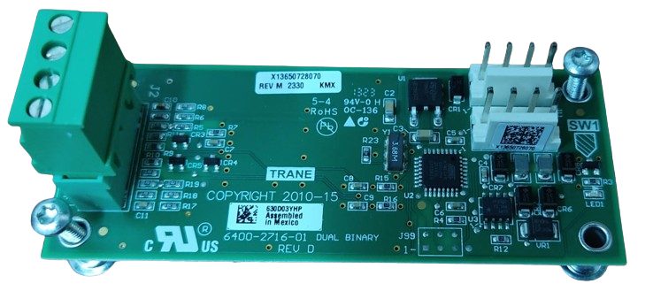 Placa de entrada binaria de alto voltaje - repuesto Trane