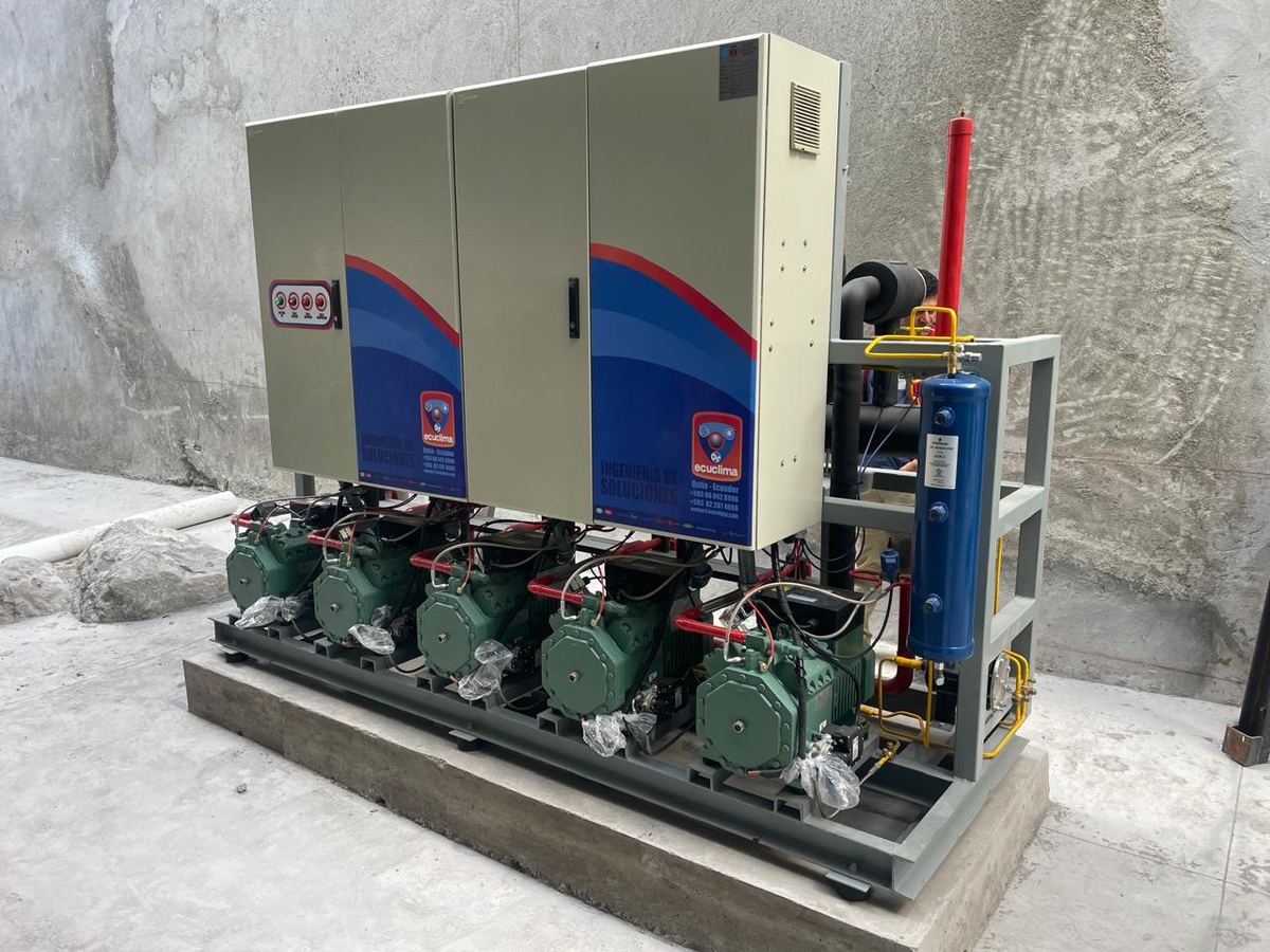 Rack de compresores Bitzer, fabricación Ecuclima