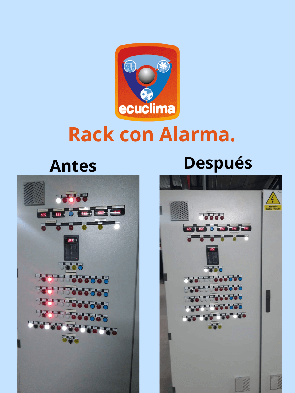 Cuarto frío industrial instalado por Ecuclima en Ecuador