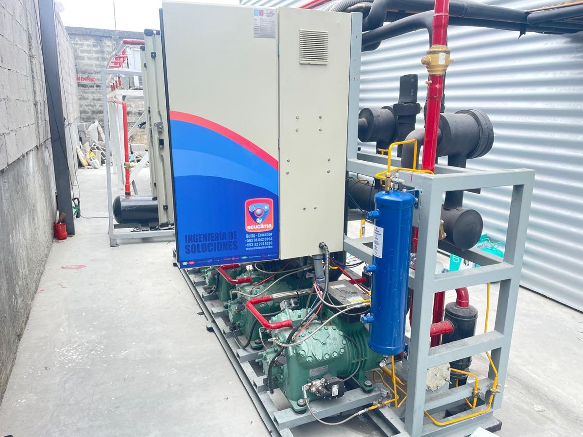 Unidad condensadora Ecuclima con compresores Bitzer, fabricación propia